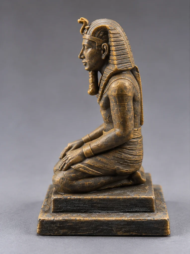 Kneeling Pharaoh — Ruler of Ancient Egypt