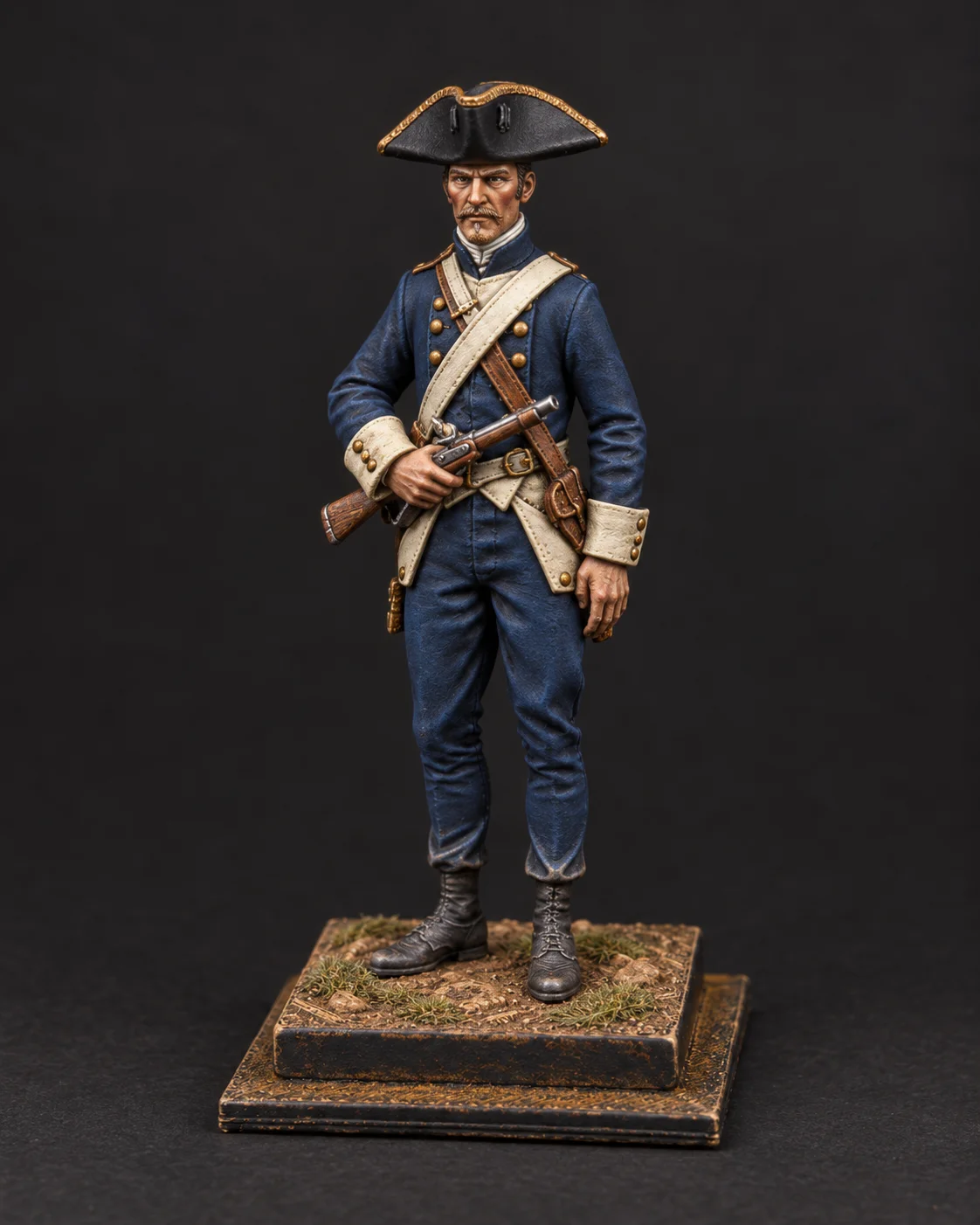 18th-Century Officer with Pistol