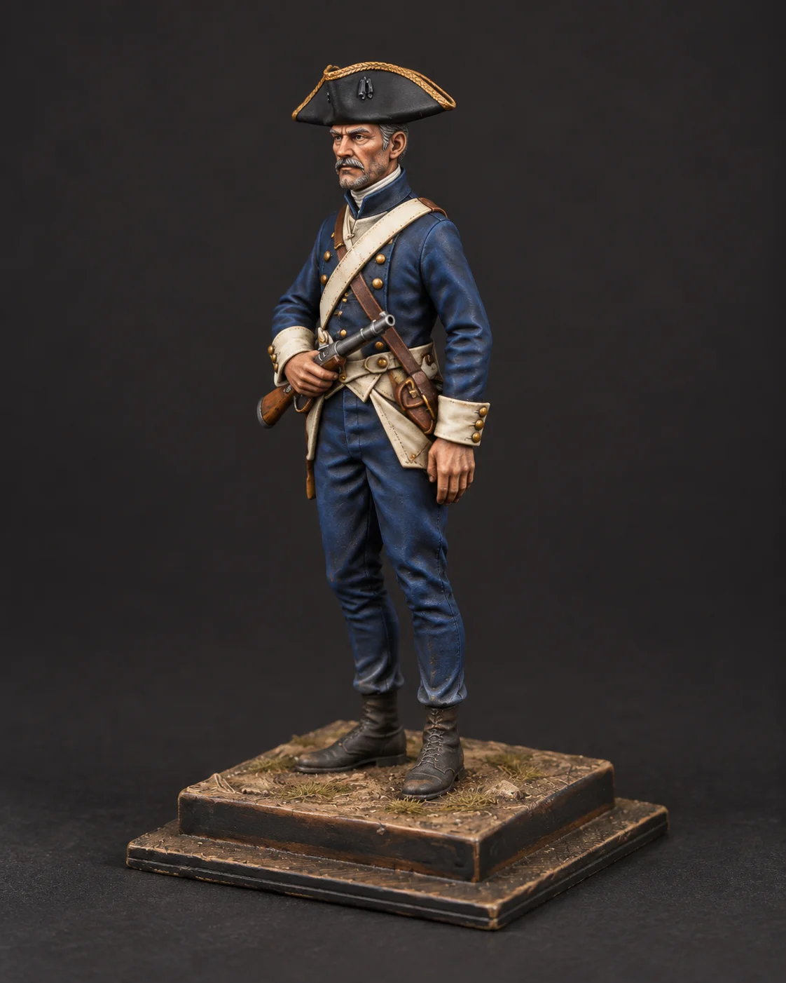 18th-Century Officer with Pistol