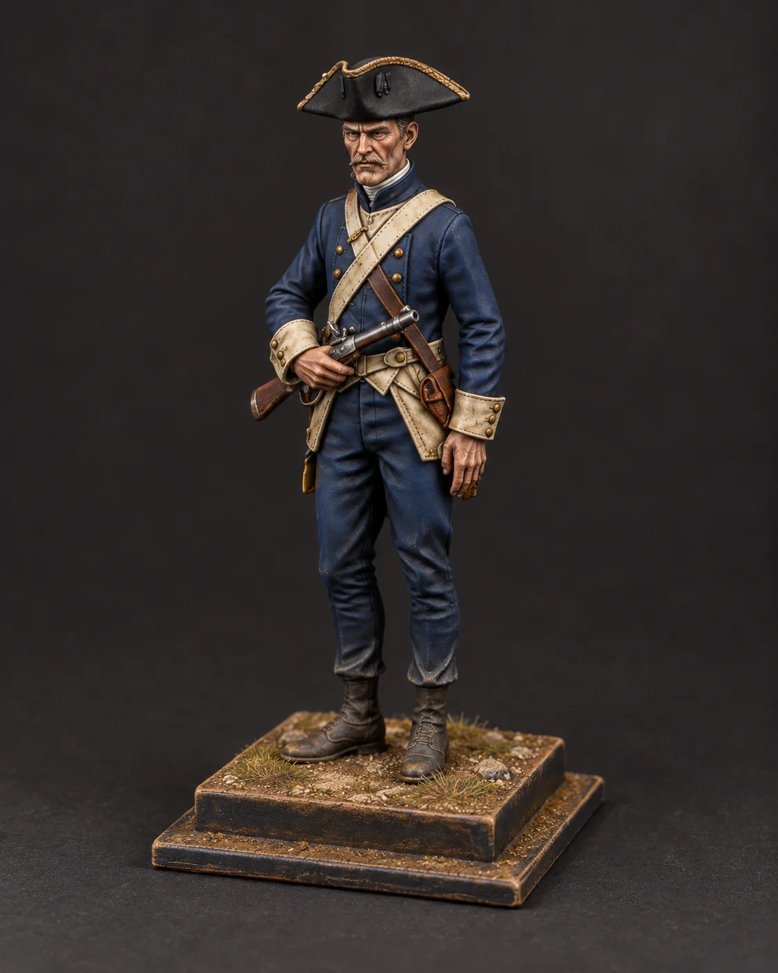 18th-Century Officer with Pistol