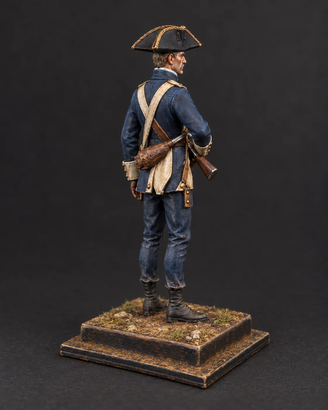 18th-Century Officer with Pistol